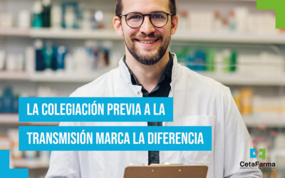Colegiación previa en la transmisión de una farmacia